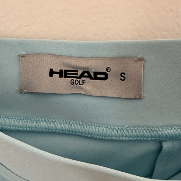 Head Golf Light Blue Athletic Mini Skirt with Stripes size small preppy - Picture 5 of 6